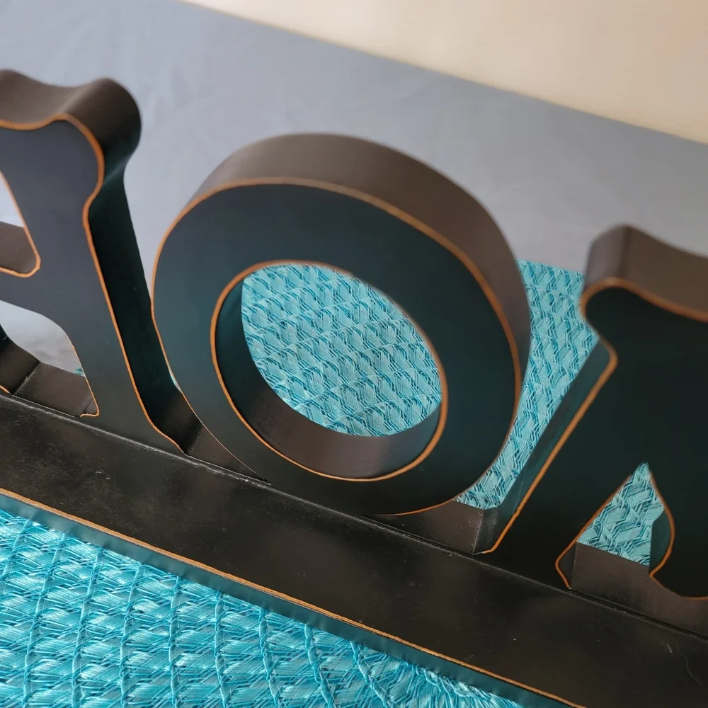 Wood Home Letter Sign